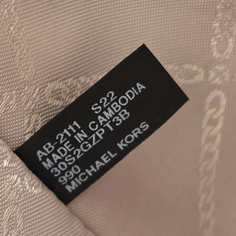 Michael Kors Carter Color-Block Pink Tote SET - Picture 6 of 13